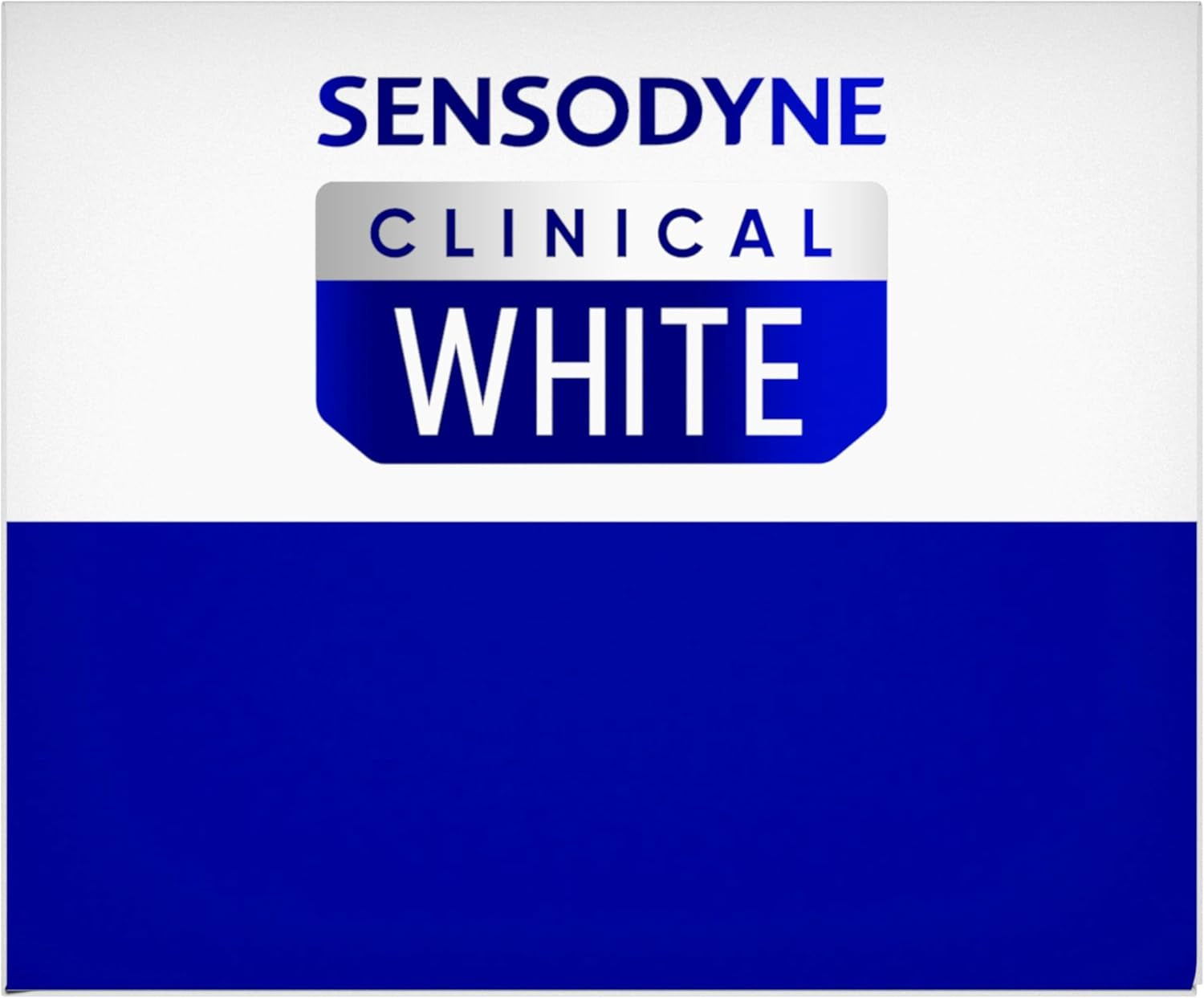 Sensodyne Clinical White Toothpaste for Sensitive Teeth - Clinically Proven Whitening and Stain Protection, 3.4 Oz (Pack of 3)