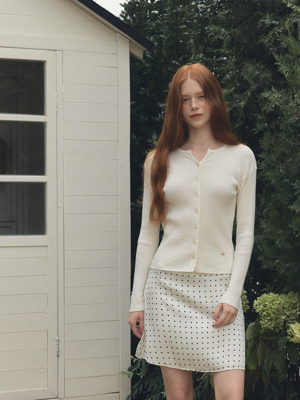 【TWEE】Enton Dot Mini Skirt-4